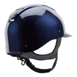 Champion Insight Glitter Oval Standard Peak Riding Hat #colour_metallic-navy-sparkle-navy