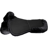 Stuebben Streamline Adjuster Lambswool Dressage Half Pad #colour_black