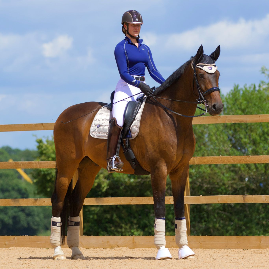 Woof Wear Vision Dressage Saddle Pad #colour_champagne