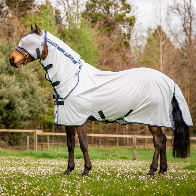 Horseware Ireland Mio Fly Rug #colour_lunar-rock-navy