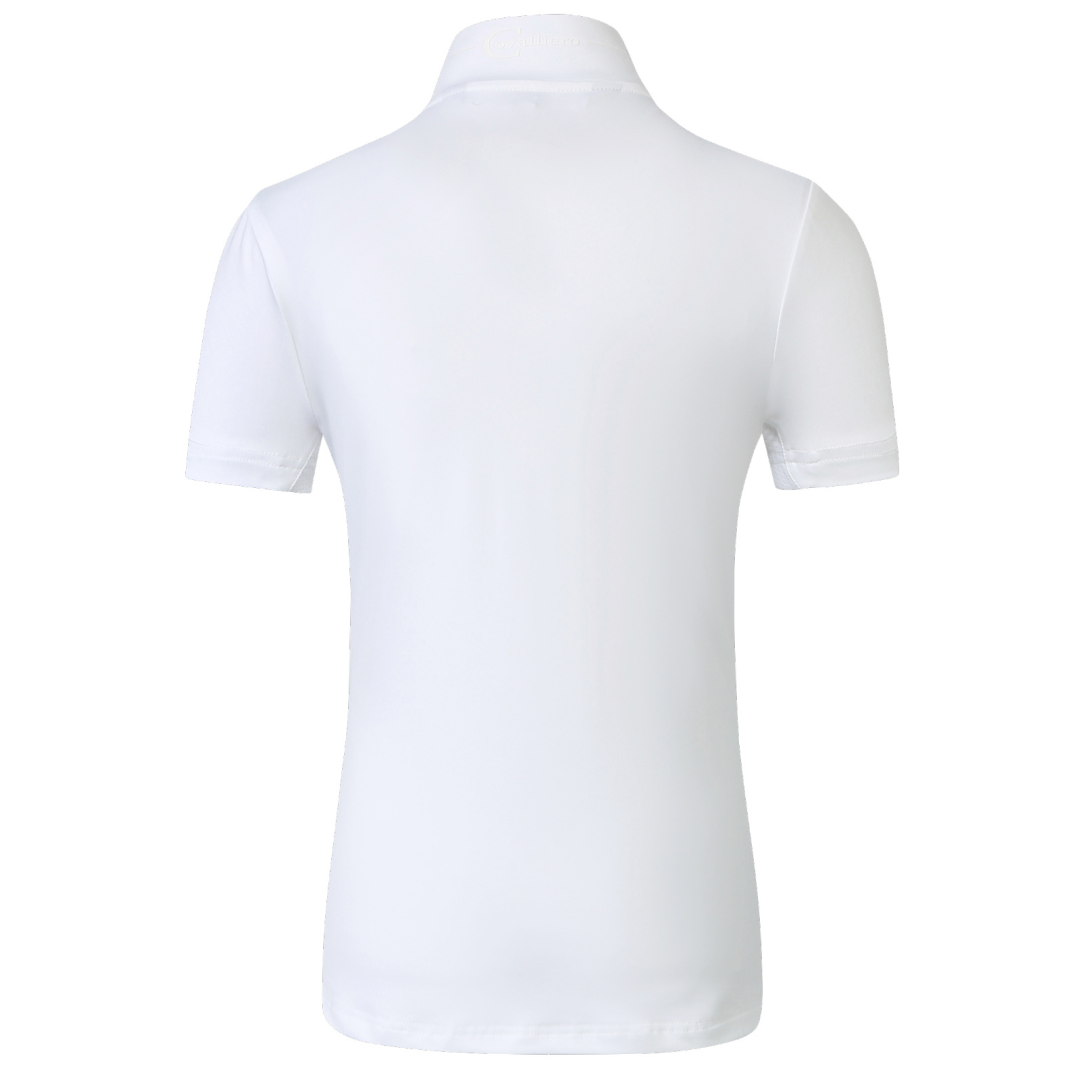 Covalliero Ladies Short Sleeve Competition Shirt #colour_white