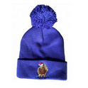 British Country Collection Christmas Santa Pom Pom Beanie Hat #colour_purple