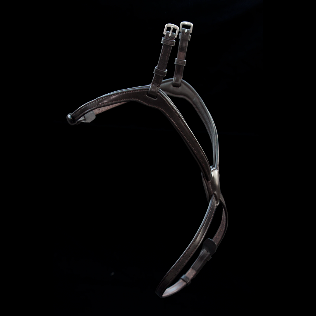 Henry James Figure 8 Grackle Noseband #colour_havana-brown