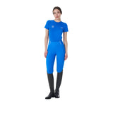 Equestro Women's Slim Fit T-Shirt Equestro X Fise #colour_blue