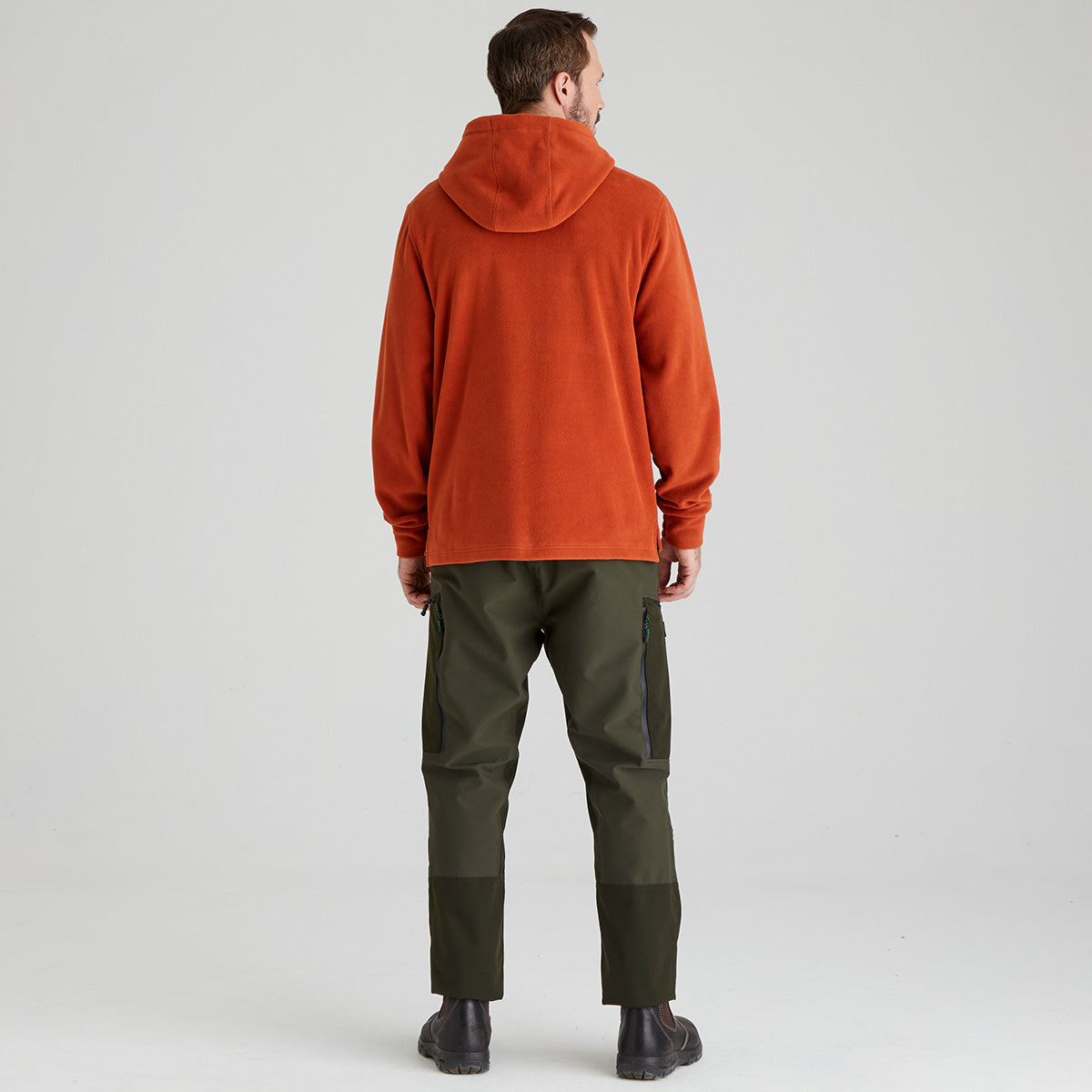 Ridgeline Ballistic Long Sleeved Fleece Hoodie - New #colour_russet
