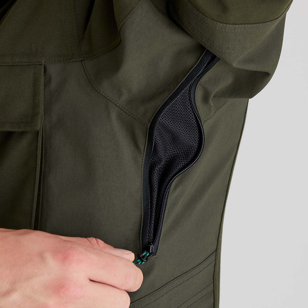 Ridgeline Mens Cambrian Smock #colour_deep-forest