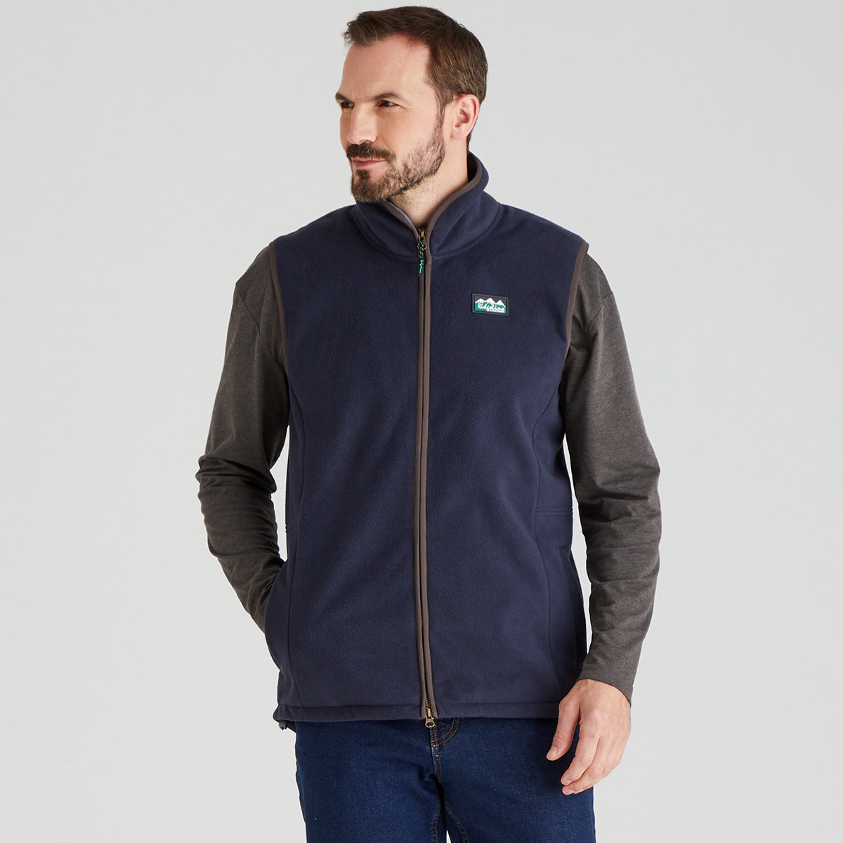 Ridgeline Mens Kodiak Gilet #colour_navy