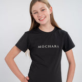 Mochara Childs Luxe Diamante Logo T-Shirt