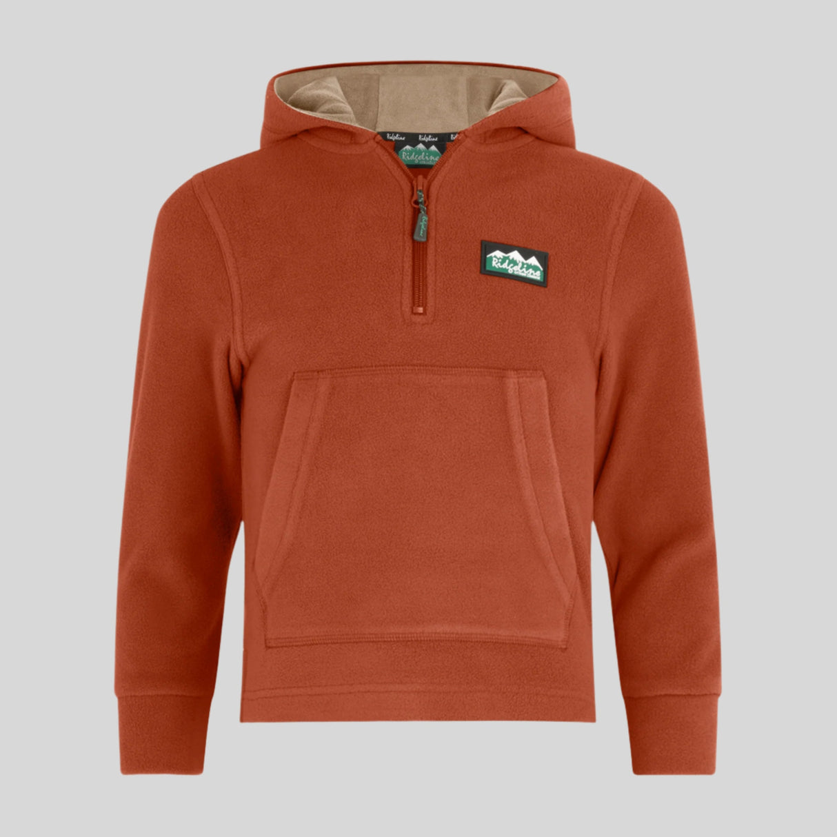 Kids Ballistic Fleece Hoodie - Russet