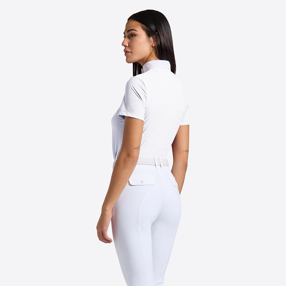 Rider's Gene Ladies Jersey Short Sleeve Competition Shirt #colour_white