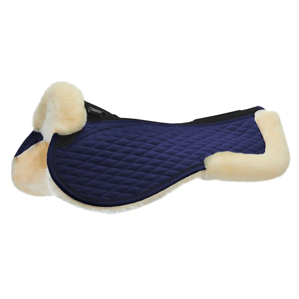 Stubben Streamline Lambswool Jump Half Pad #colour_blue