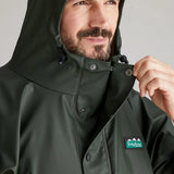 Ridgeline Unisex Poncho #colour_deep-forest