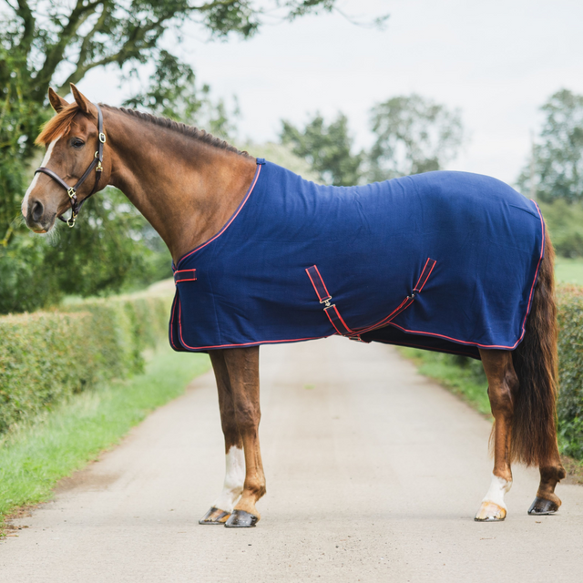 Equi-sential Fleece Cooler #colour_navy-red-navy