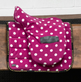 Supreme Products Ride on Dotty Fleece Saddle Cover #colour_magical-mulberry