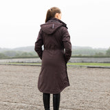 EQUIDRY Women's Bronte Riding Coat with Removable Hood #colour_brown