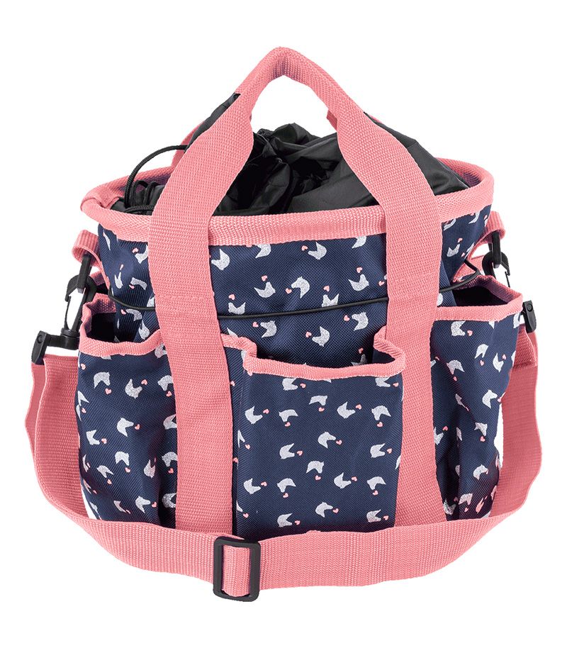 Waldhasuen Lucky Hearts Grooming Bag #colour_blue-pink