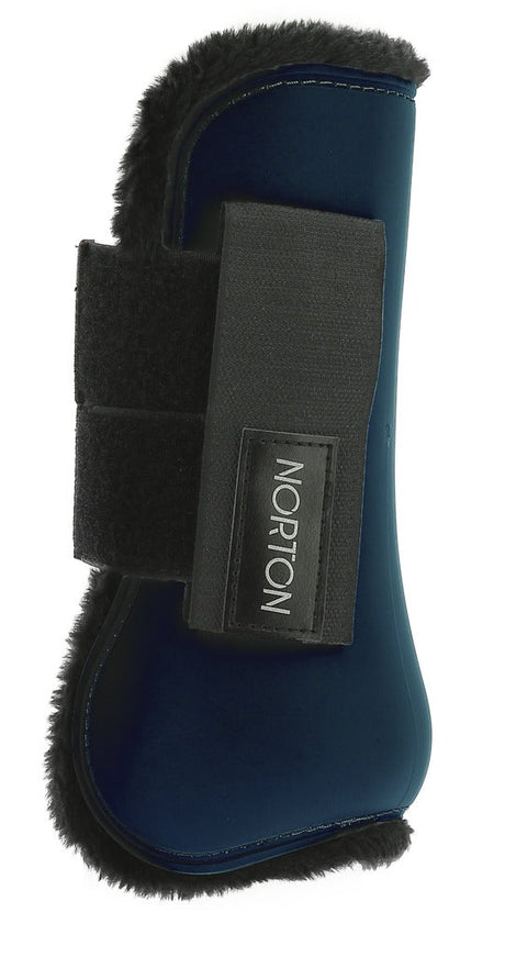 Norton Fleece Tendon Boots #colour_navy