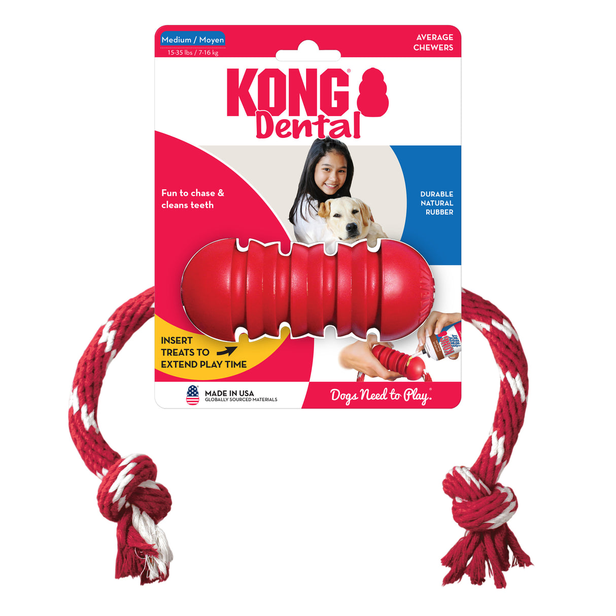 KONG Dental with Rope #size_m