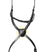 Henry James Figure 8 Sheepskin Grackle Noseband #colour_black