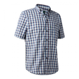 Deerhunter Jeff Men's Short Sleeve Shirt #colour_blue-check