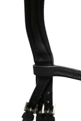 Stubben 2700 Pro-Jump Mexican Noseband Snaffle Bridle #colour_black-black