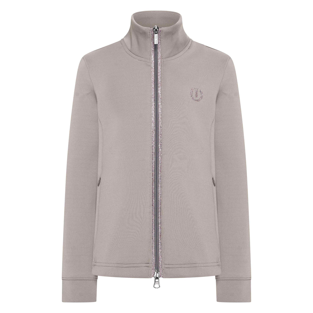 Imperial Riding Children's Izzy Sun Tech Cardigan #Colour_charcoal