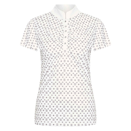 Imperial Riding Children's Roxy AOP Tech Top #colour_white-grey