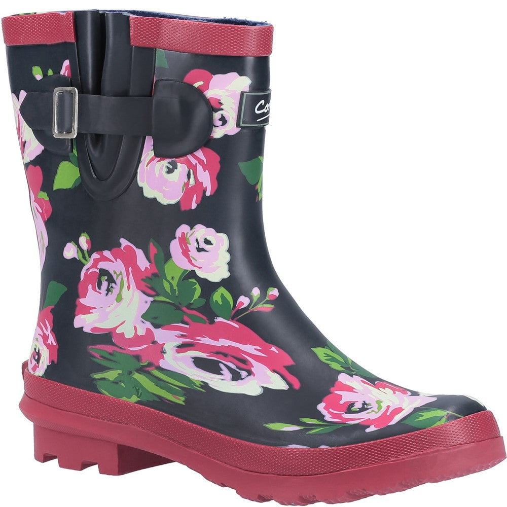 Cotswold Women Paxford Elasticated Mid Calf Wellington Boot