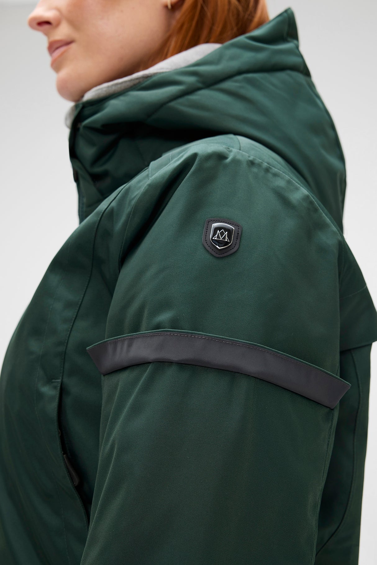 Mountain Horse Grace Parka #colour_dark-green