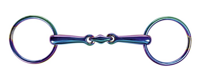 HKM Rainbow Loose Ring Snaffle and Lozenge 18mm