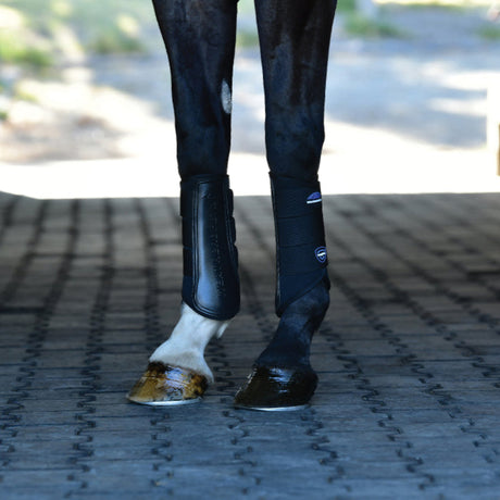 Weatherbeeta Tough-Tec Prime Brushing Boots #colour_black-black