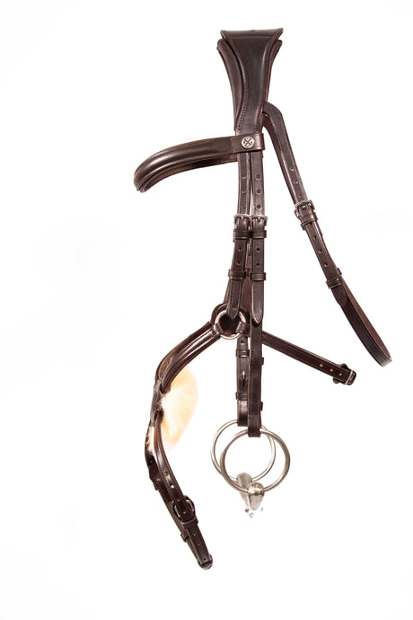 Henry James Mexican Grackle Bridle #colour_havana-brown