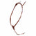 Stubben Pro-Jump Breastplate without Martingale Fork #colour_redwood