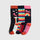 Toggi Rainbow Unicorn Children's Socks 3 Pack #colour_navy-ornge