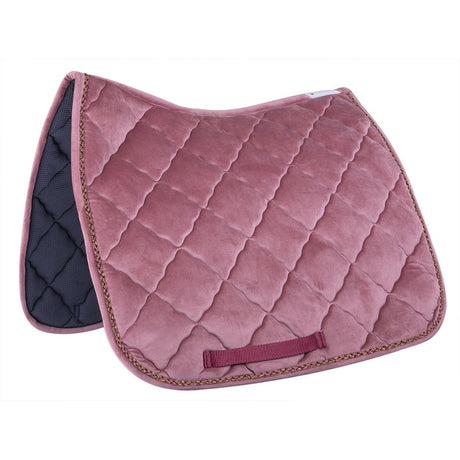 Waldhausen Velvet Dressage Saddle Pad #colour_dusty-pink