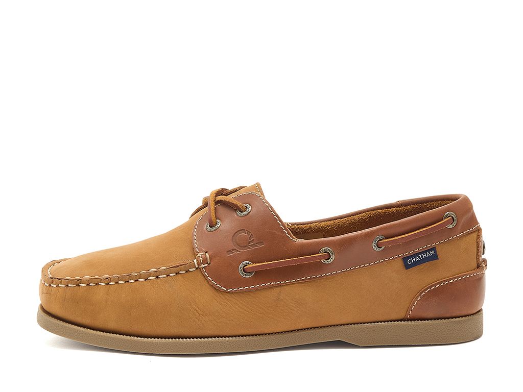 Chatham Galley II G2 Leather Boat Shoes #colour_tan