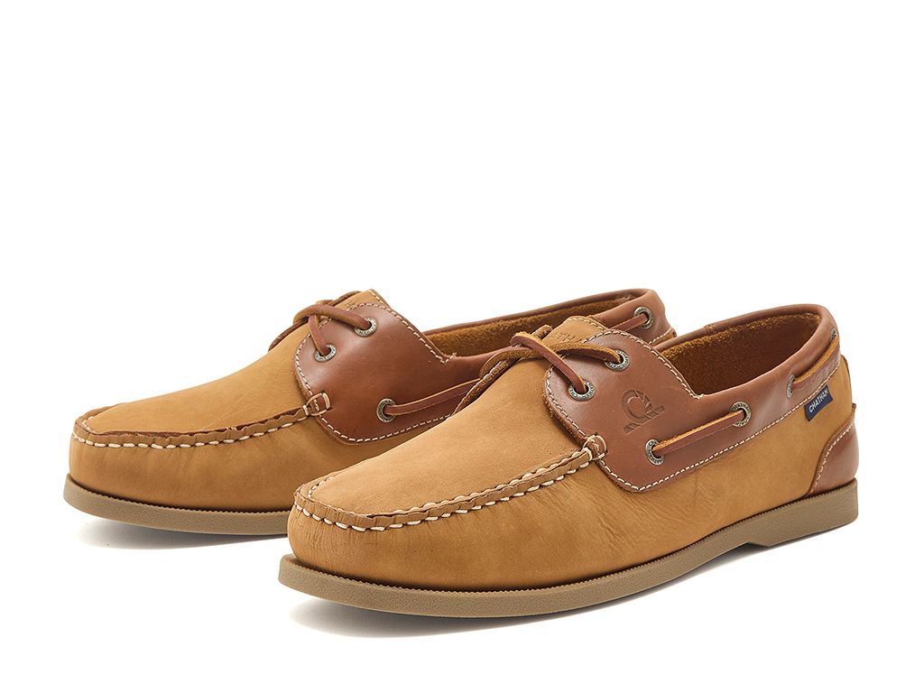Chatham Galley II G2 Leather Boat Shoes #colour_tan