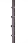 Henry James Xtreme Eventer Hybrid Rubber Reins With Leather Stoppers #Colour_black