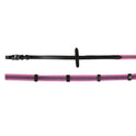HKM Reins -Colour- Interwoven with Rubber