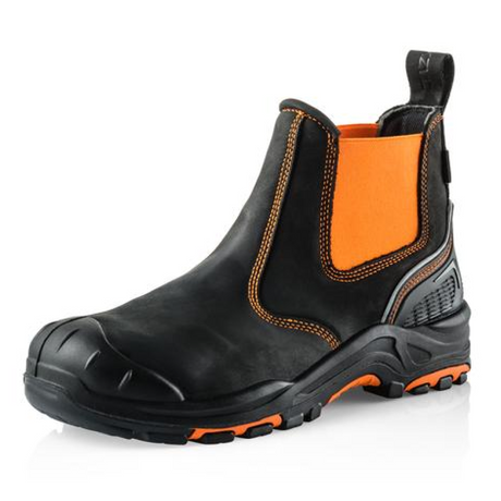 Buckbootz Buckz Viz Safety Dealer Boot #colour_orange-black