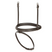 Shires Avignon Padded Raised Flash Noseband #colour_havana