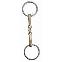 HKM Loose Ring Snaffle & Lozenge With Argentan 18mm