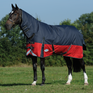 Weatherbeeta Comfitec Plus Dynamic II Combo Neck Medium/Lite #colour_black-red-silver