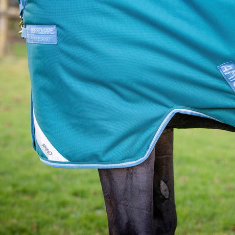 Horseware Ireland Amigo Bravo 12 Wug 250g Medium Turnout Rug #colour_storm-green-turquoise-aqua