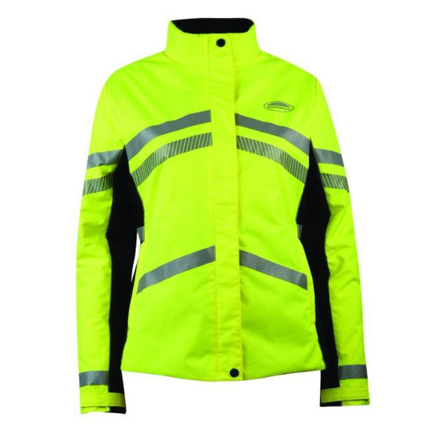 Weatherbeeta Reflective Children's Heavy Padded Waterproof Jacket #colour_yellow