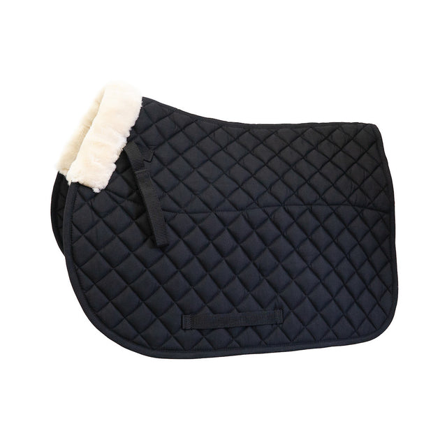 Mark Todd Deluxe Fleece Line Saddlepad #colour_black