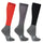 Hy Sport Active Riding Socks (Pack of 3) #colour_rosette-red-pencil-point-grey-black