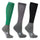 Hy Sport Active Riding Socks (Pack of 3) #colour_emerald-green-pencil-point-grey-black