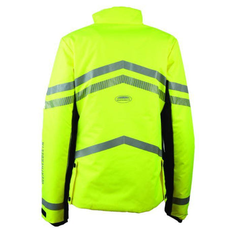Weatherbeeta Reflective Heavy Padded Waterproof Jacket #colour_yellow