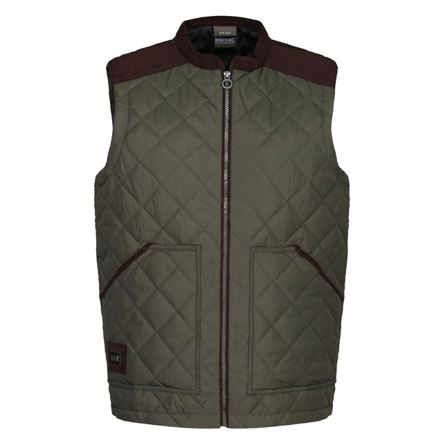 Regatta Professional Moreton Quilted Gilet #colour_dark-green